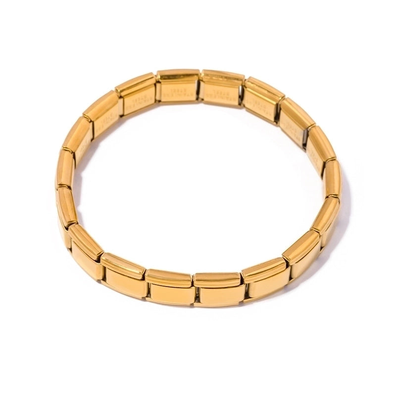gold plated Stretch Watch Band bracelet