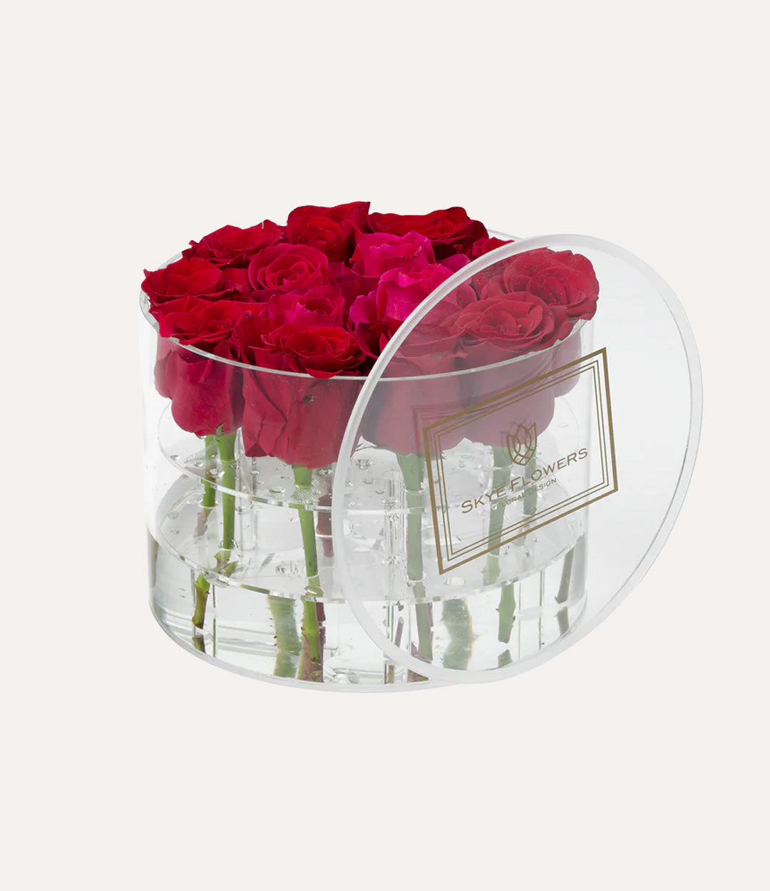 Round Fresh Rose Box