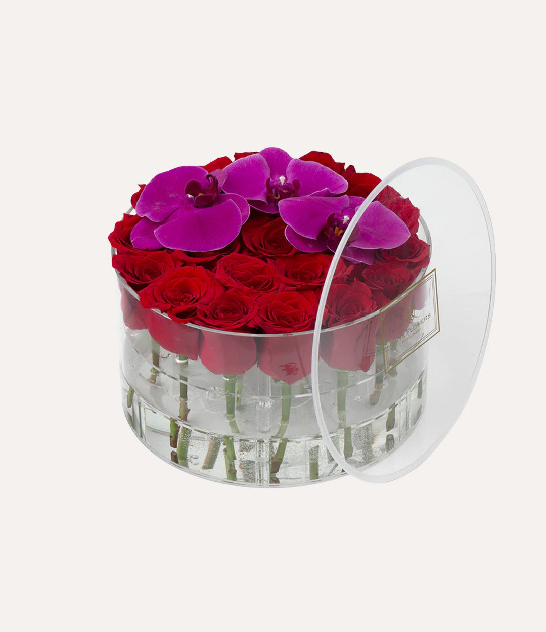Round Fresh Rose Box