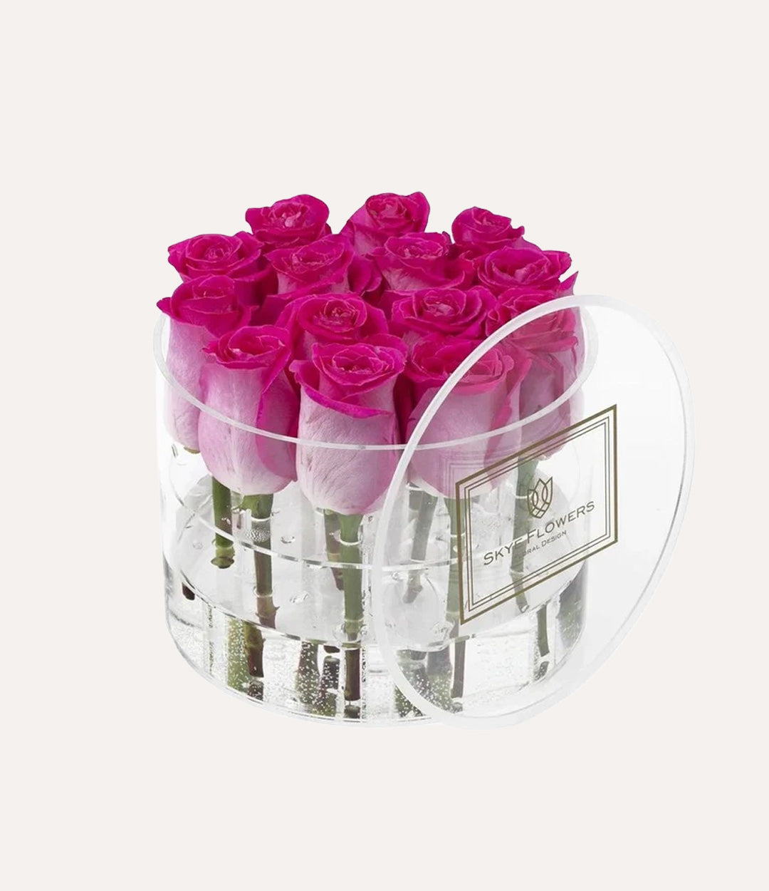 Round Fresh Rose Box