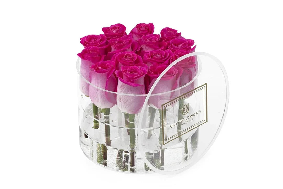 Round Fresh Rose Box