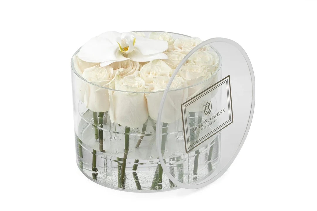 Round Fresh Rose Box