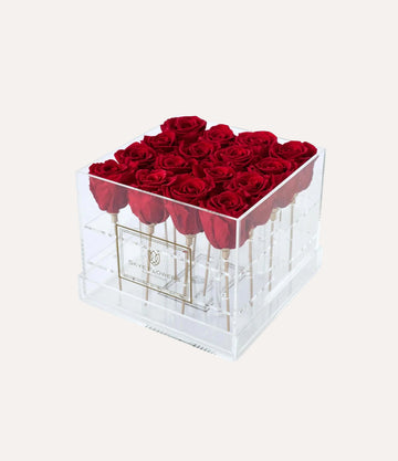 Square Forever Rose Box
