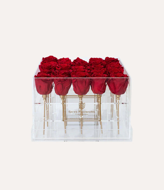 Square Forever Rose Box
