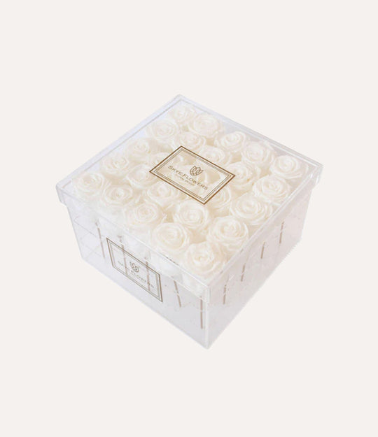 Square Forever Rose Box