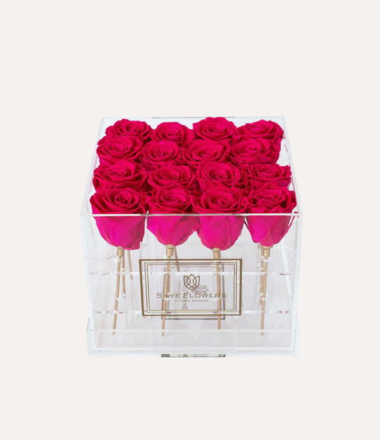 Square Forever Rose Box