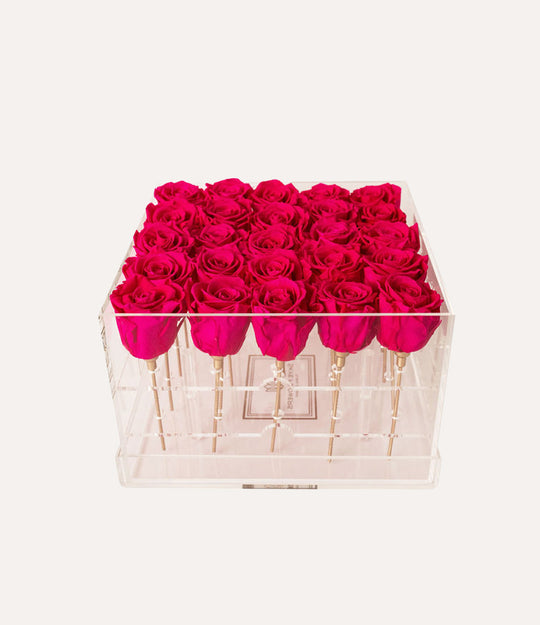 Square Forever Rose Box