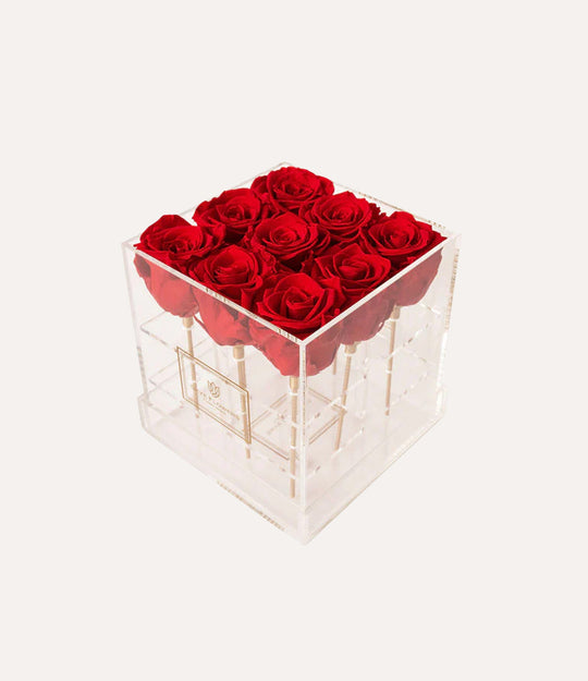 Square Forever Rose Box