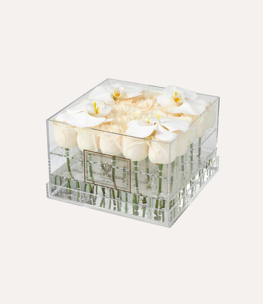 Square Fresh Rose Box