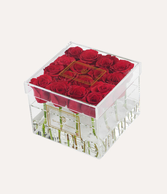 Square Fresh Rose Box