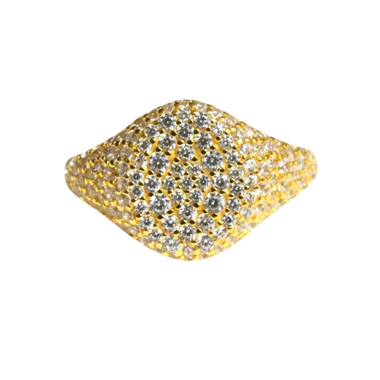 Diamond Signet Ring - Skye Flowers Design