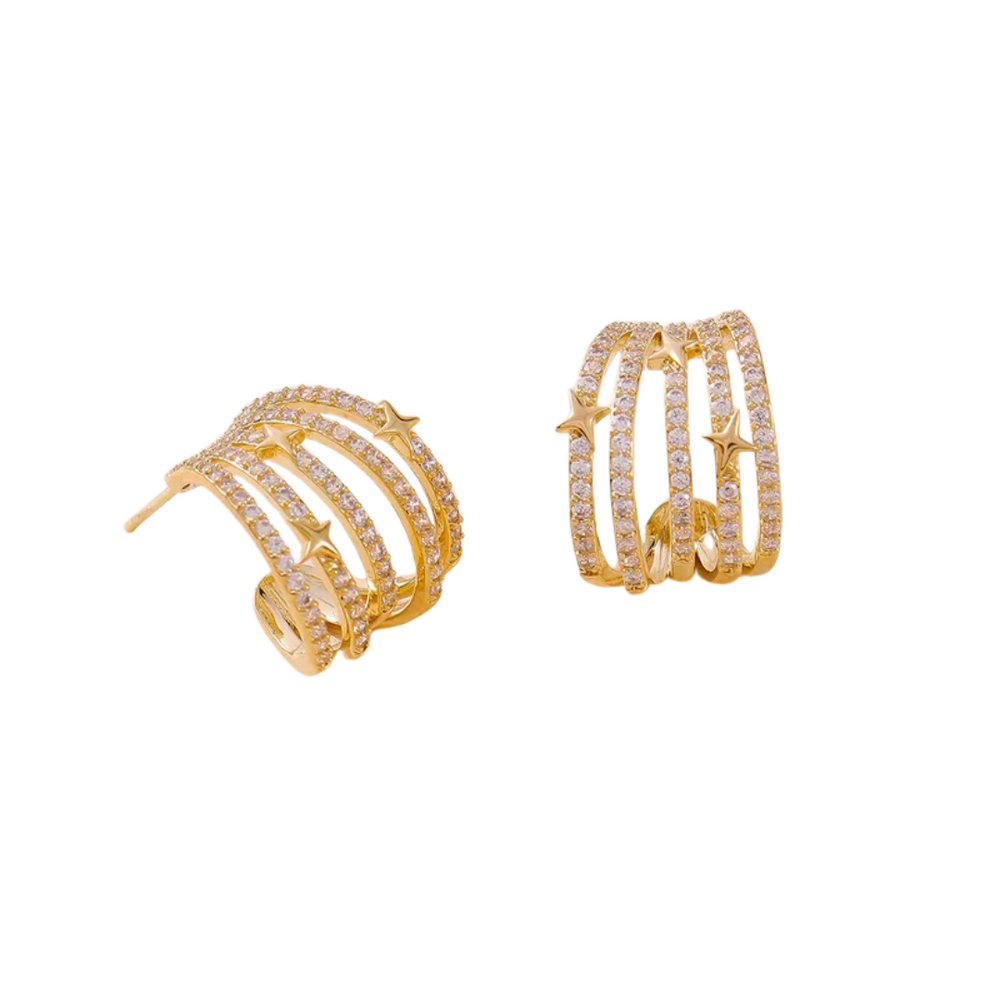 Shooting Star Diamond Studs
