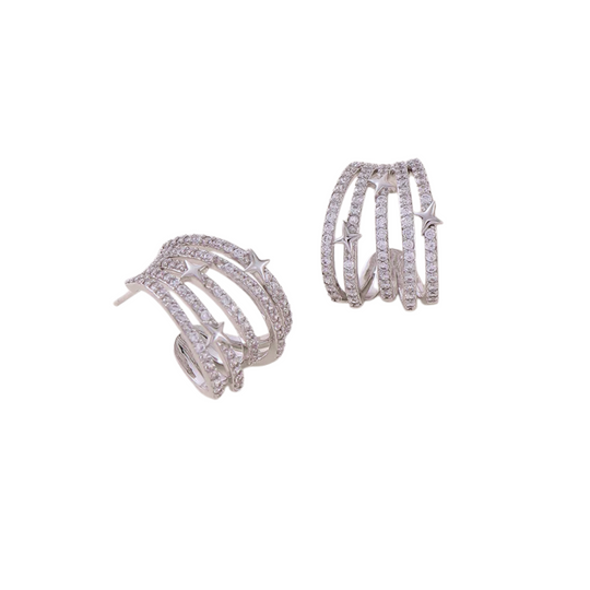 Shooting Star Diamond Studs