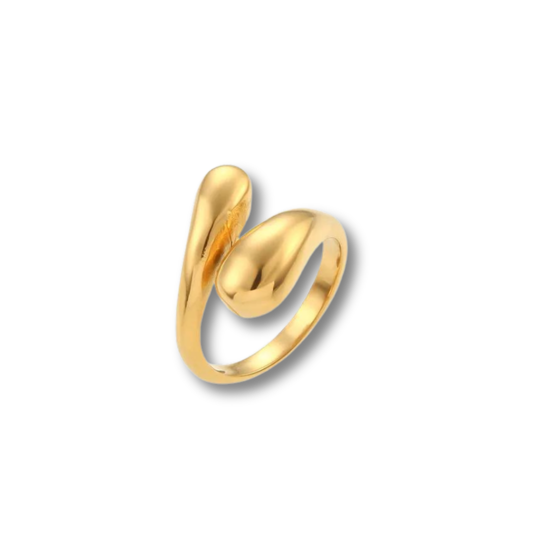 Gold Plated adjustable ring