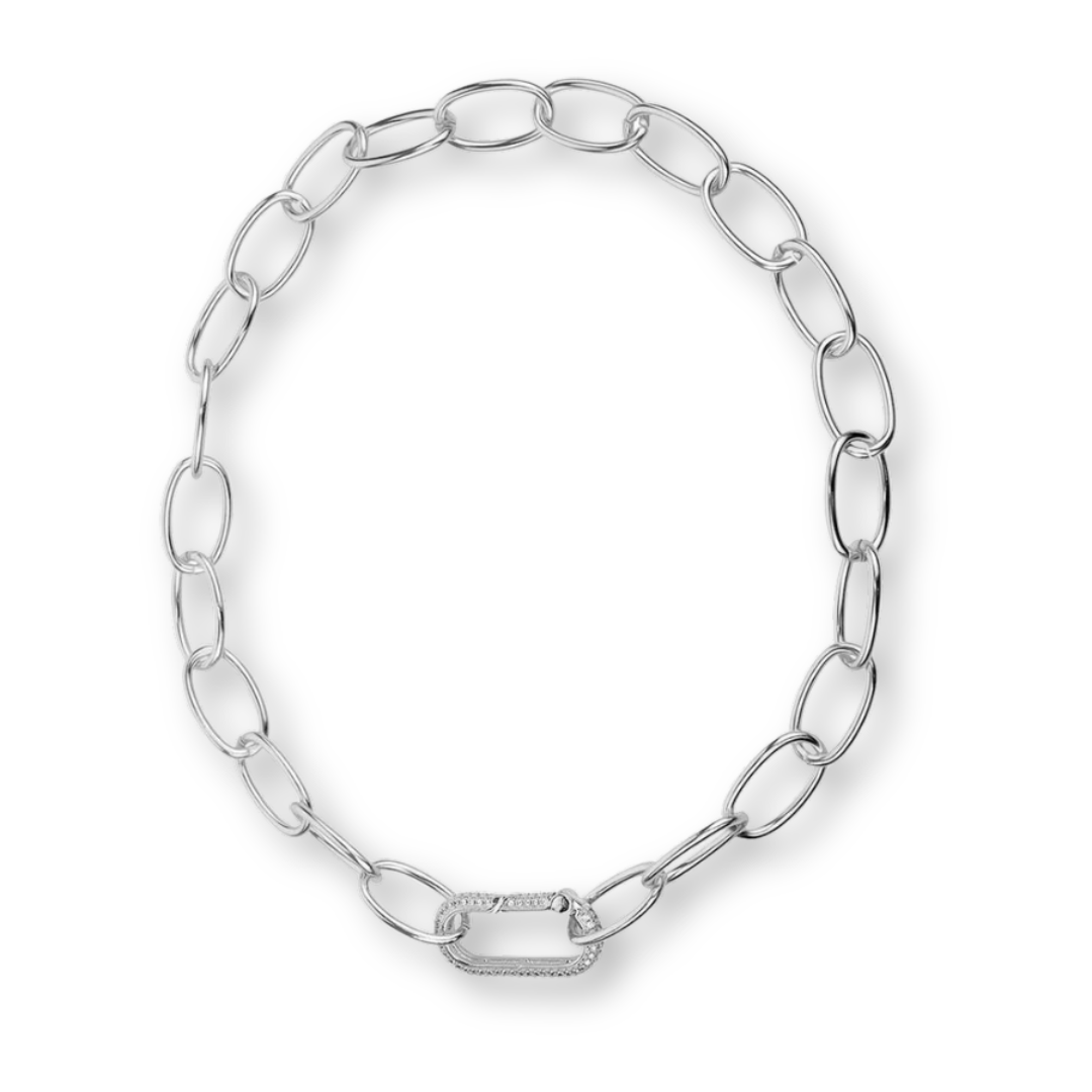 Oval Diamond Link