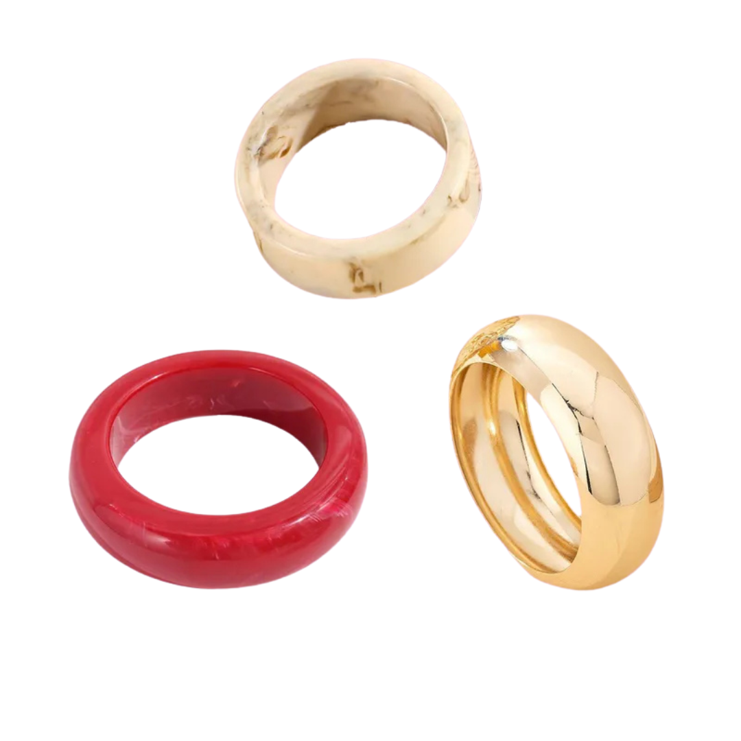 Resin Bangle Set - Skye Flowers Design
