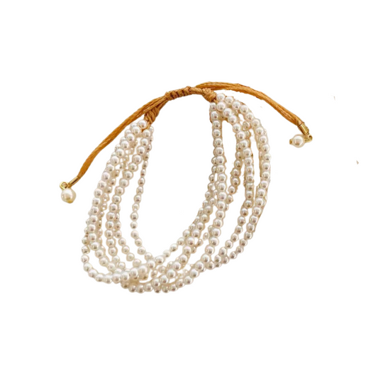 Pearl Stack Bracelet - Skye Flowers Design