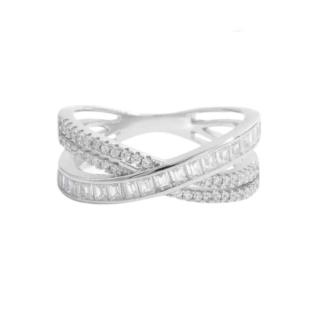Diamond Twist Ring - Skye Flowers Design