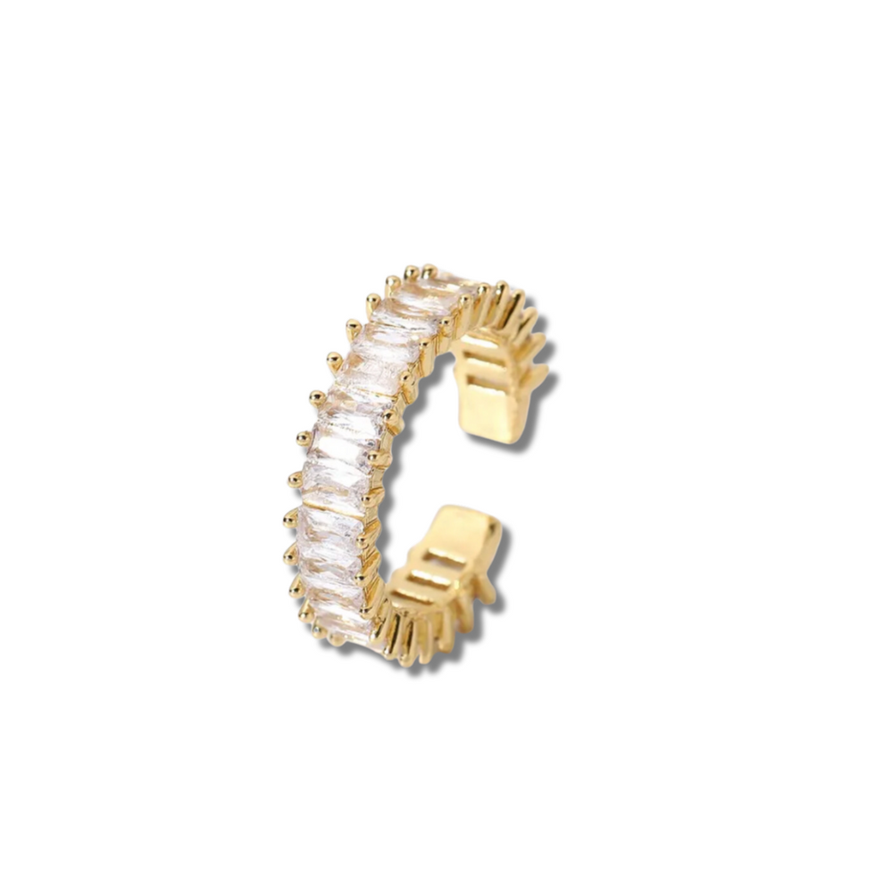 gold eternity band ring