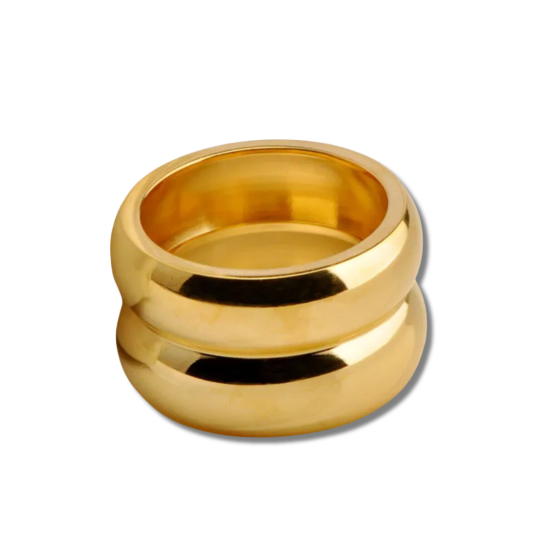 thick gold ring