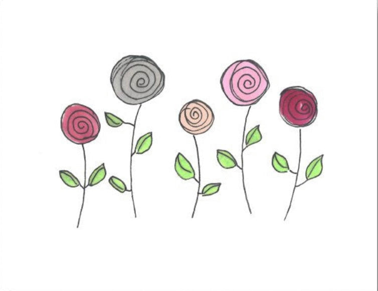 Blank - "Peonies" - Skye Flowers Design