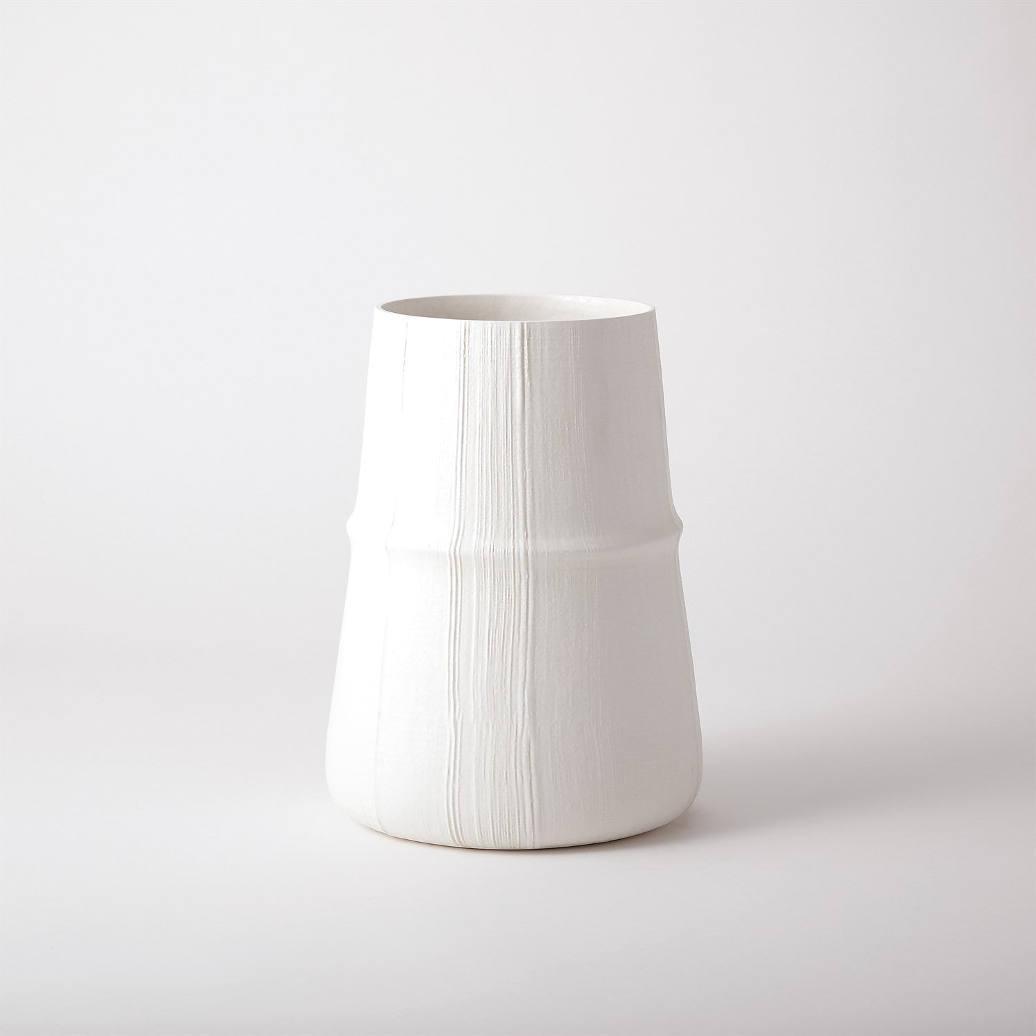 Linen Vase-Soft White - Skye Flowers Design