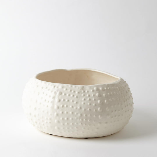 medium Urchin white ceramic Bowl